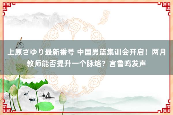 上原さゆり最新番号 中国男篮集训会开启！两月教师能否提升一个脉络？宫鲁鸣发声