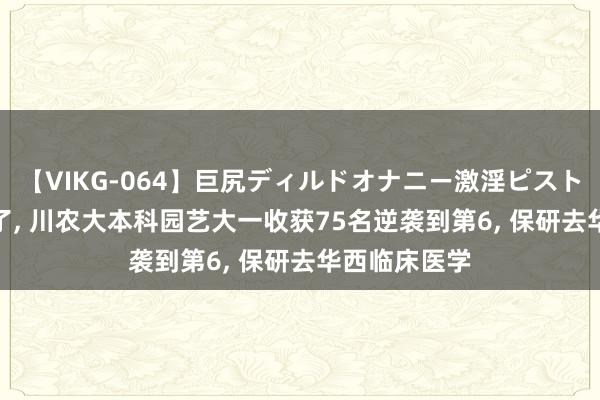 【VIKG-064】巨尻ディルドオナニー激淫ピストン DX 太乱了, 川农大本科园艺大一收获75名逆袭到第6, 保研去华西临床医学