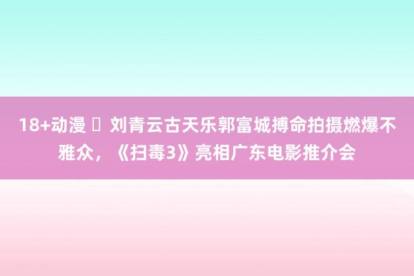 18+动漫 ​刘青云古天乐郭富城搏命拍摄燃爆不雅众，《扫毒3》亮相广东电影推介会