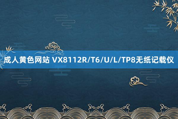 成人黄色网站 VX8112R/T6/U/L/TP8无纸记载仪